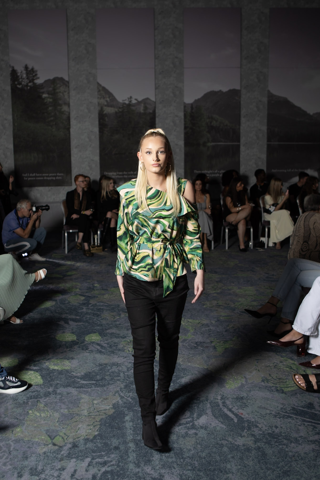 The Sculpted Drape Blouse
